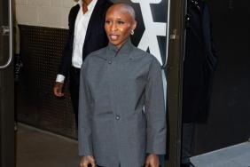 Cynthia Erivo Contrasts Micro Shorts With Super High Heels