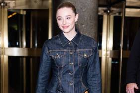 Chloe Grace Moretz Nails Denim Set in NYC Photos