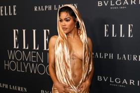 Teyana Taylor's Abs Steal the Show in Daring Hooded Gown