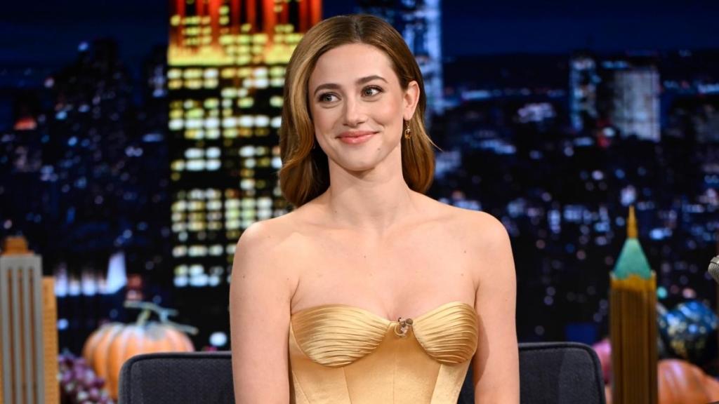 Lili Reinhart's Strapless Corset Dress Doesn't Belong on Talk Show