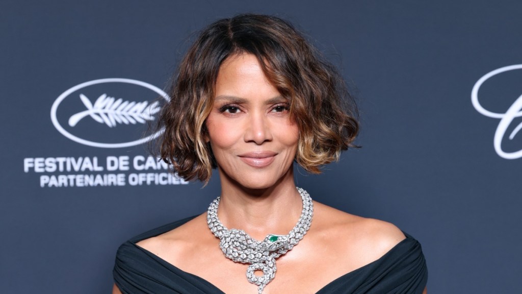 Halle Berry Turns Heads in Black Slip Dress