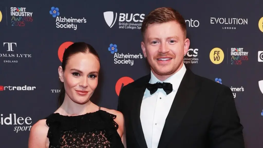 Holly Ramsay and Adam Peaty