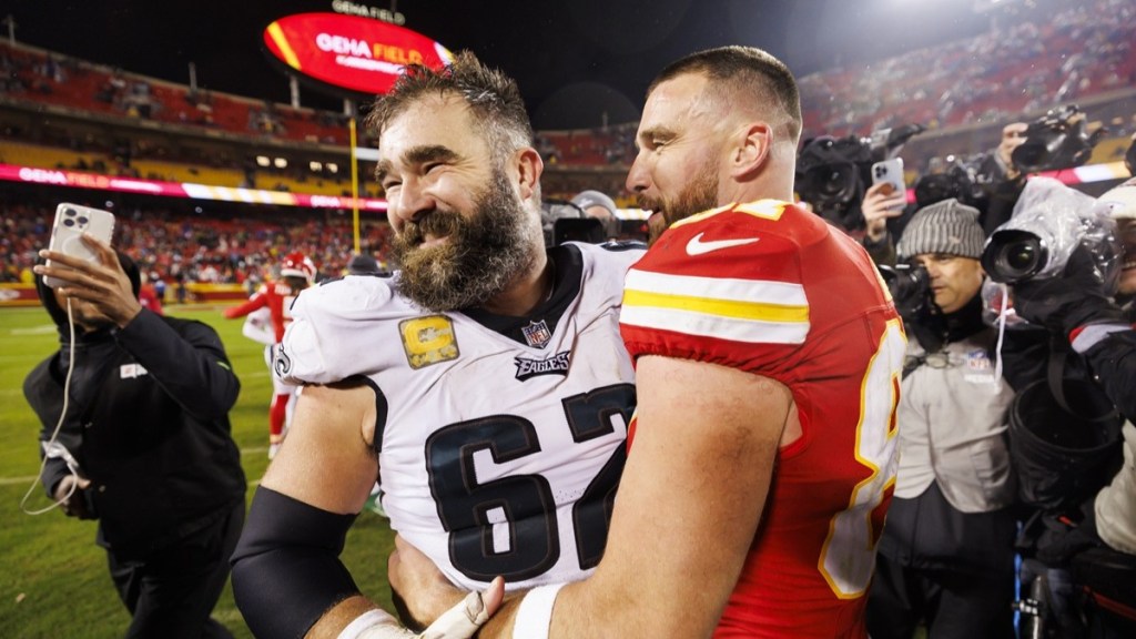 Jason Kelce Praises Travis Kelce For His New Career Record