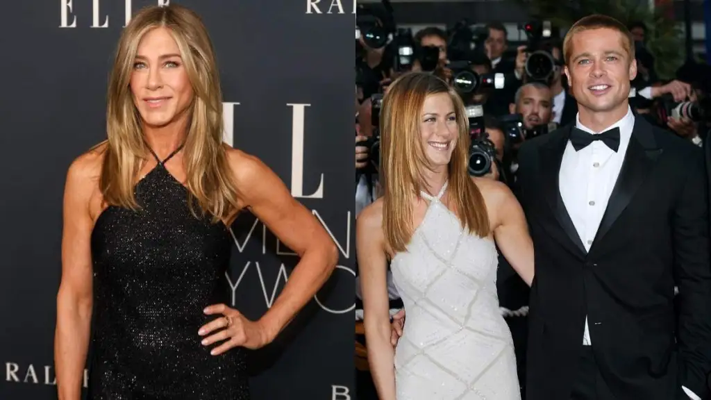 Jennifer Aniston and Brad Pitt