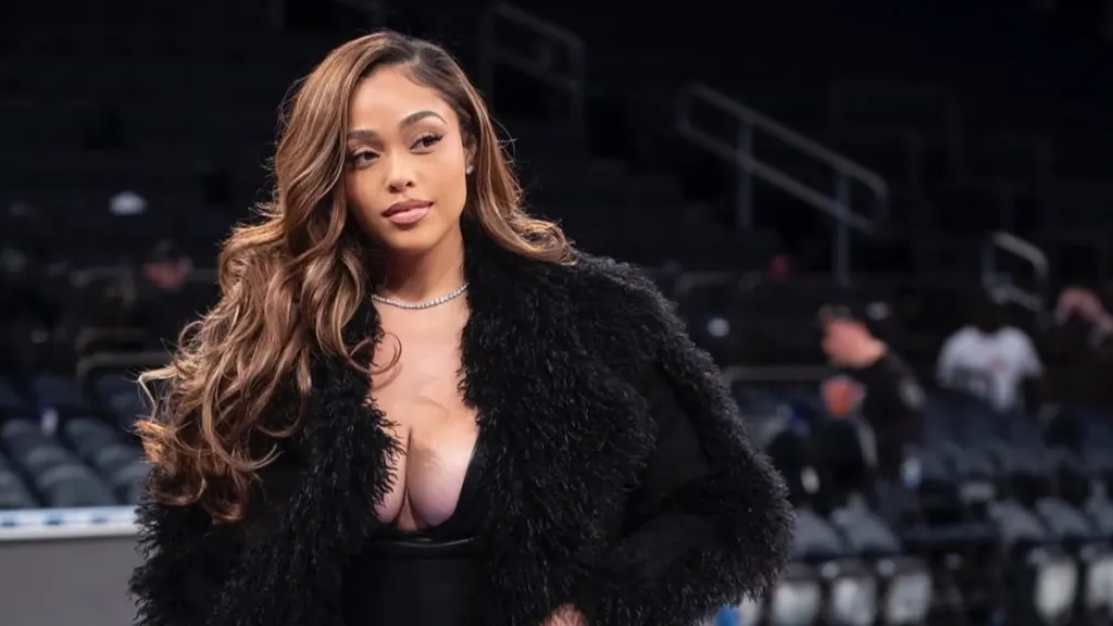 Jordyn Woods Slays in Bold Top For Game Night