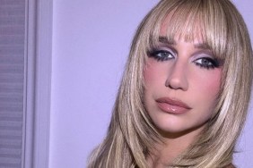 Kesha Turns Heads in Sheer Lace Bra