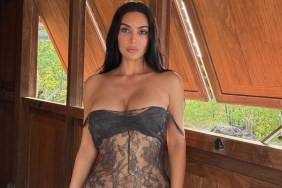 Kim Kardashian Joins 'Naked Dress' Trend in Sheer Dress