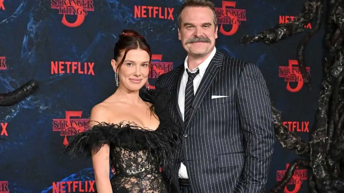 Millie Bobby Brown 'Approved' David Harbour's Red Carpet Arrival — Source - Reality Tea