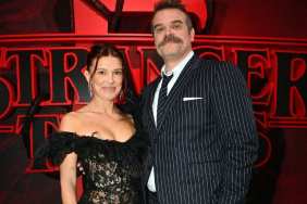 Millie Bobby Brown and David Harbour