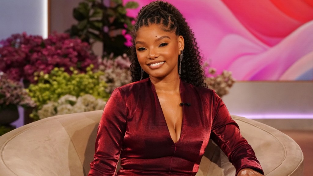 Halle Bailey Turns Heads in Sheer Top
