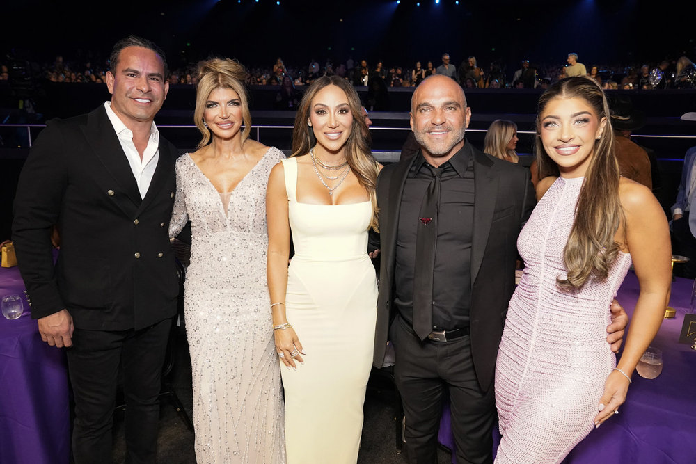 Luis Ruelas, Teresa Giudice, Melissa Gorga, Joe Gorga, and Gia Giudice at The Bravos 2025 