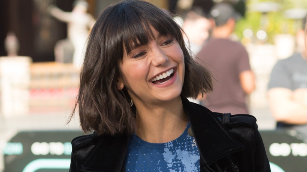 Nina Dobrev Works Out in Sports Bra, Says 'Booty on Fire'