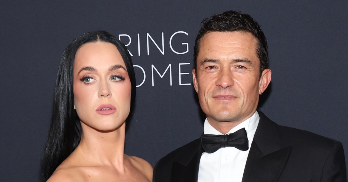 Orlando Bloom Poses With Rumored GF Dressed up as Katy Perry