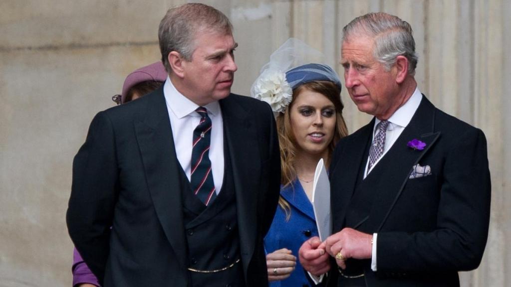 Prince Andrew, Princess Beatrice and Prince Charles