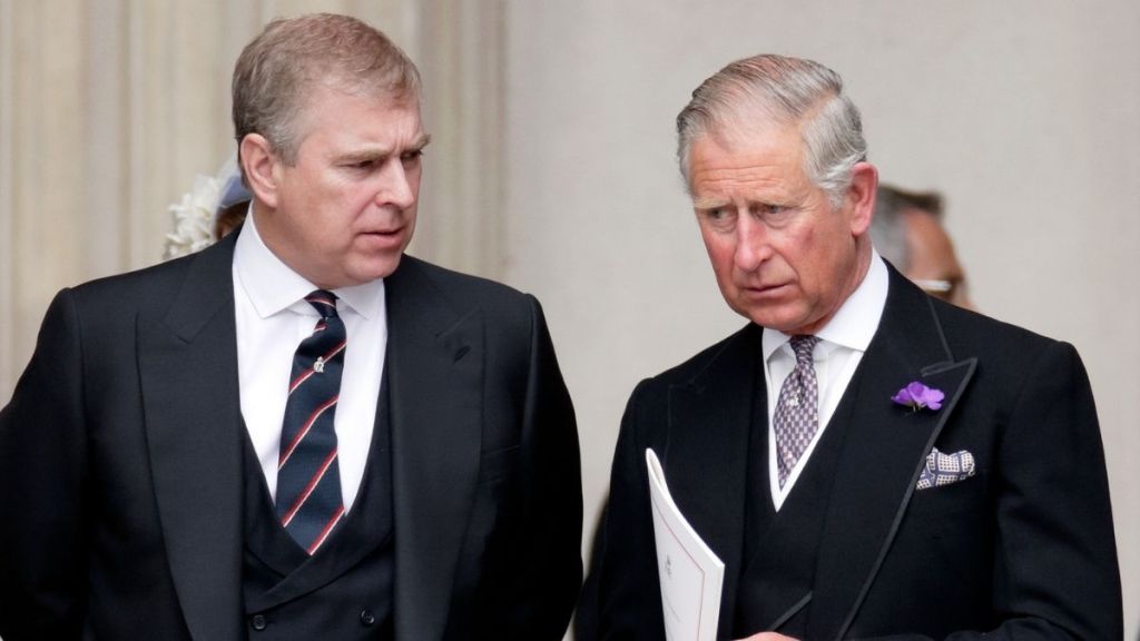 Prince Andrew and King Charles