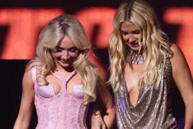 Sabrina Carpenter and Millie Bobby Brown