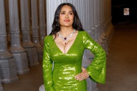 Salma Hayek Turns Heads in Daring Green Dress