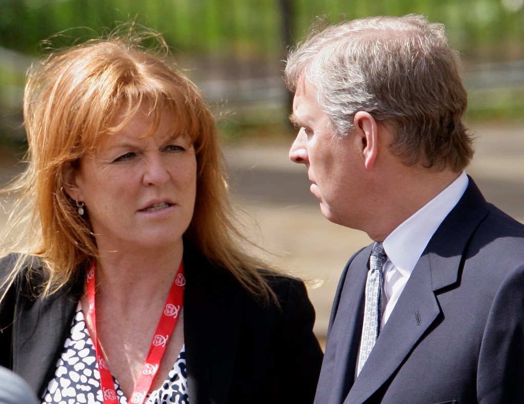 Sarah Ferguson and her ex Andrew 