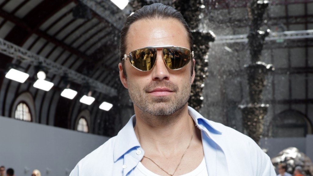 Sebastian Stan Flaunts His Buff Physique in White Tee