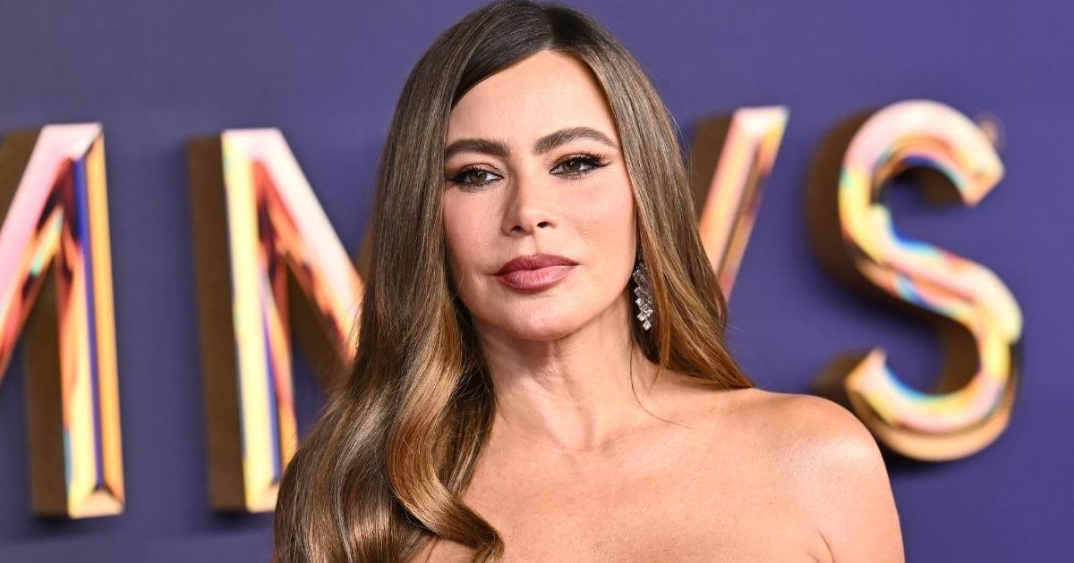 Sofia Vergara Showcases Her Dance Moves in Bold Red Dress