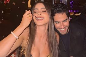 Sofia Vergara Dances the Night Away in Dress With Bold Neckline