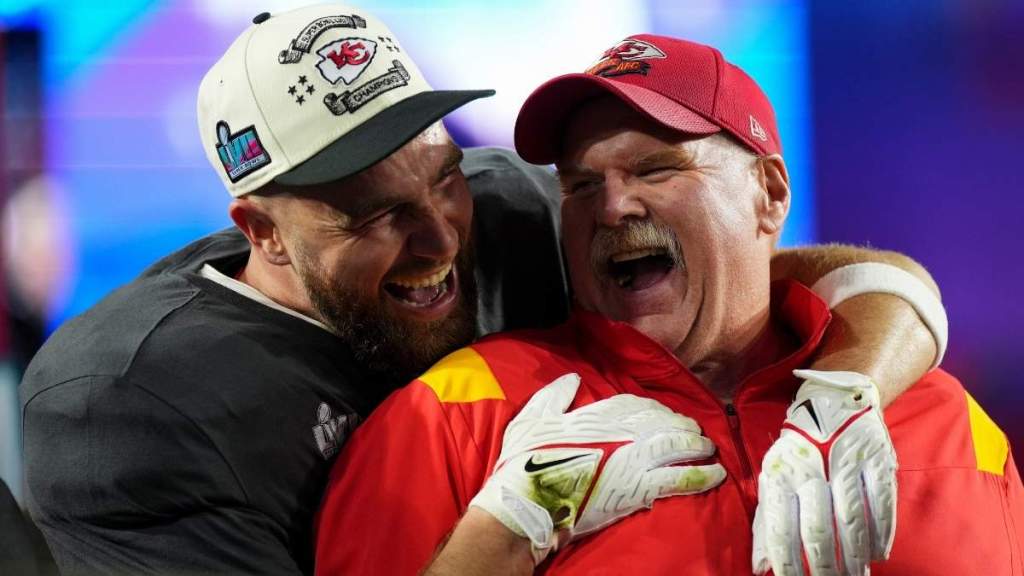 Travis Kelce and Andy Reid
