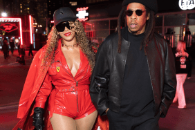 Beyonce's Tiny Red Playsuit Sets Fire to F1 Grand Prix in Vegas