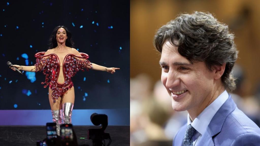 Katy Perry Reacts to Justin Trudeau’s Shark Costume — Source