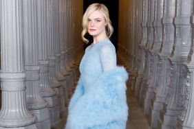 Elle Fanning Turns Heads in Massive Fur Wrap at LACMA Gala