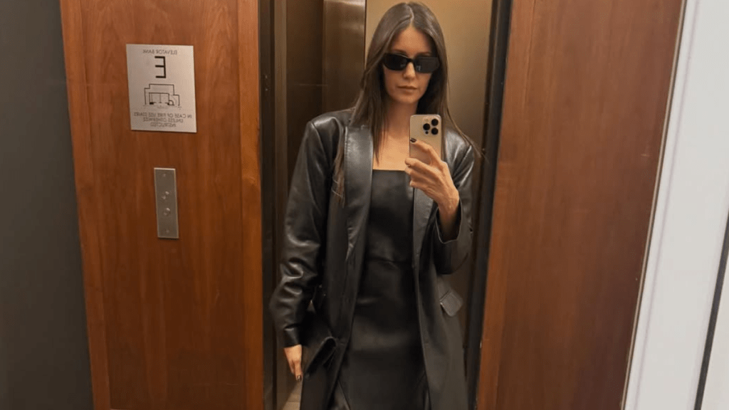 Nina Dobrev's Selfie in Strapless Mini Dress Is Boss Girl Vibe