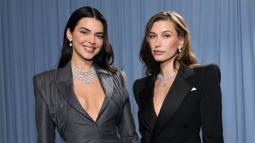 Kendall Jenner & Hailey Bieber Serve Bold Looks in Selfie