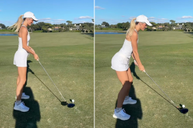 Livvy Dunne's Miniskirt & Tank Top Look Is Hole-in-One Golf Fit