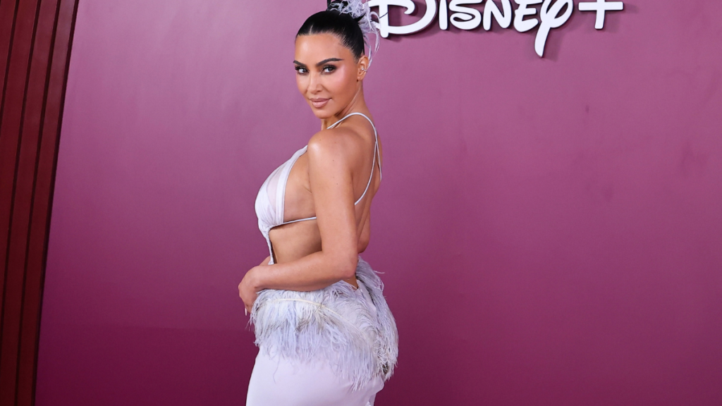 Kim Kardashian's Backless Gown Is Held Up By Just One String