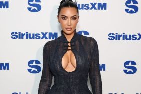 Photos: Kim Kardashian's Bold Slit Dress Is a 'Serve'