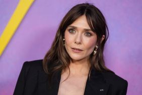 Photos of Elizabeth Olsen Pairing a Bralette With Jacket Need to Be Seen