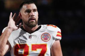 Travis Kelce Missed the Night Out, but Eyes Were Still on Him