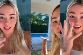 Livvy Dunne Teases Wine Night & Midnight Swim in Florida Home