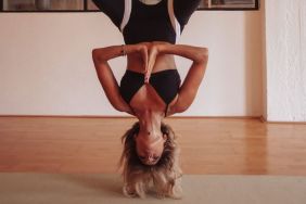 Sylvie Meis' Yoga Poses in Bra Top Will Make You Stop Scrolling