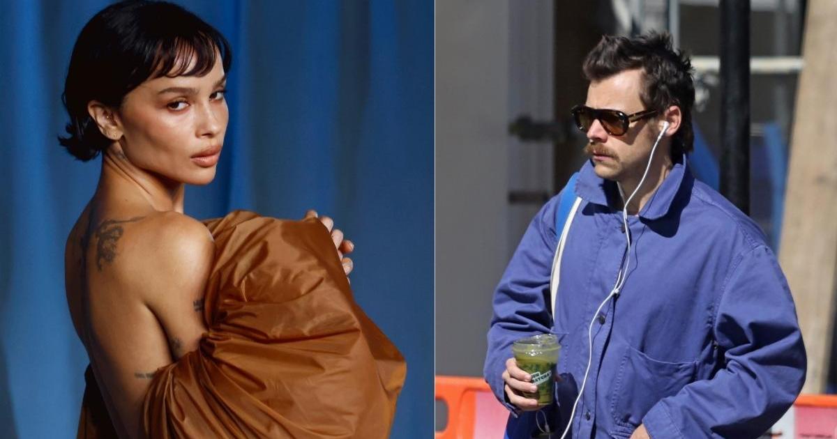 Zoe Kravitz & Harry Styles Set off Engagement Rumors Over Ring