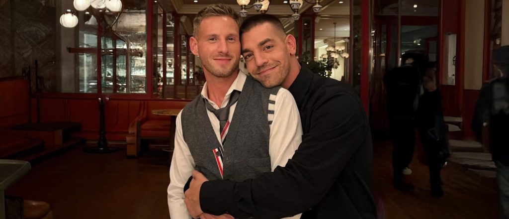 Fraser Olender and Matt Rogers at BravoCon