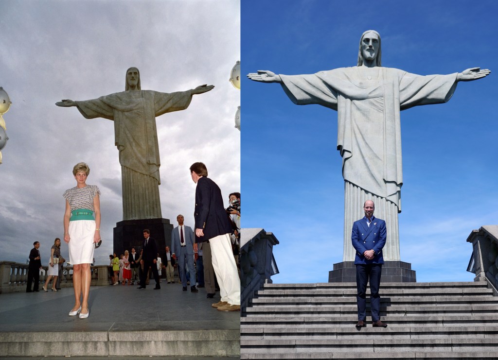 Prince William and Princess Diana 