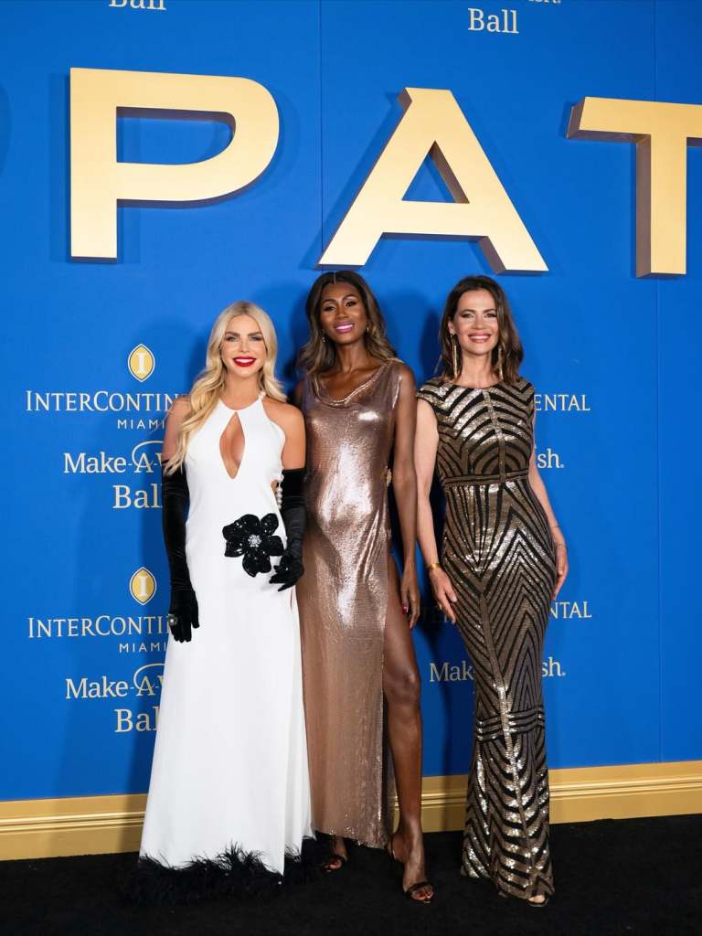 Alexia Nepola, Kiki Barth, and Julia Lemigova attneded the 30th annual InterContinental Miami Make-A-Wish Ball