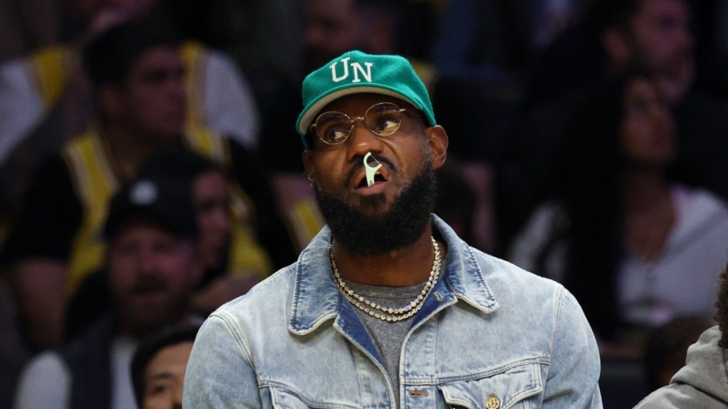 lebron james floss nba