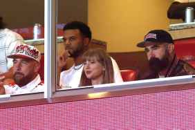 travis kelce, Taylor Swift and Jason Kelce (1)