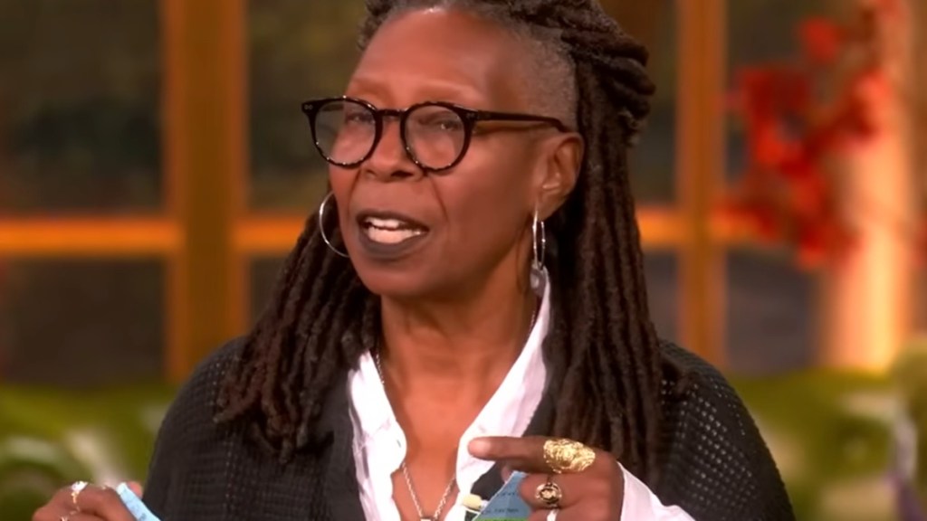 Whoopi Goldberg Rip The Vie Note Sunny Hostin Trump Joke