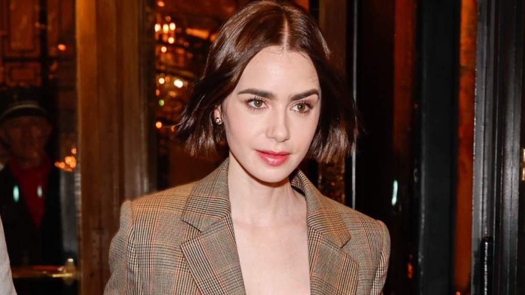 Lily Collins Elevates Power Dressing with a McQueen Three-Piece