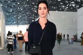 Katy Perry Slays in Strapless Blue Dress