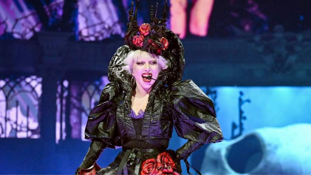 Lady Gaga's Sheer Black Dress Is Nothing Short of Dramatic