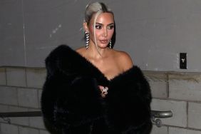 Kim Kardashian's Fur Coat & Skintight Pants Look Is One To Remember