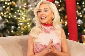 Christina Aguilera’s Strapless Mini Dress Demands a Double Take